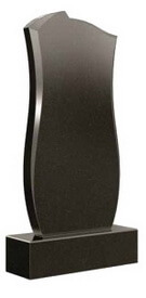 Модель памятника №121 вертикальный, современный, прямоугольный, женский